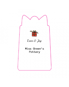 Love and Joy White Tag