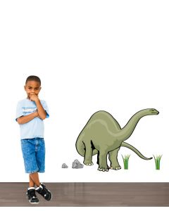 Apatosaurus Dinosaur Character Wall Stickers Pack