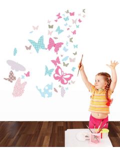 Butterflies Patterned Wall Sticker Packs