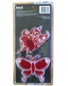 Twin Pack Cookie Cutters Fairy and Butterfly