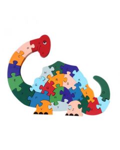 Kids Wooden Dinosaur Toy 3D Puzzle Brinquedo Jigsaw Puzzle