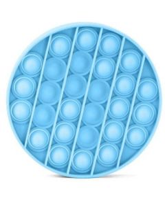 Silicone Bubble Fidget Sensory Toy Blue Circle