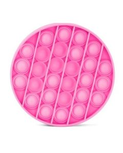 Silicone Bubble Fidget Sensory Toy Pink Circle