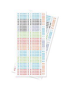 180 Skinnies Name Labels for Boys (up to 12 letters)