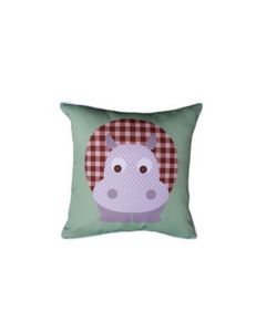 Jungle Animals Patterns Hippo Cushions Pack