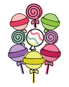 Lollipop Designed Ready To Go Clothing Labels