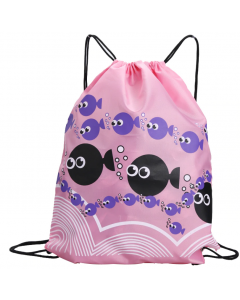 Pink Under the Sea Waterproof Swim and Backpack Sport Bag 