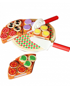 Wooden Pizza Play set