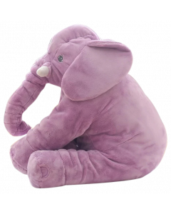 Kids Plush Giant Elephant Cushion Purple