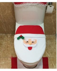 Toilet Seat Cover - Santa
