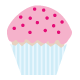 Twirly - Pink Cupcake